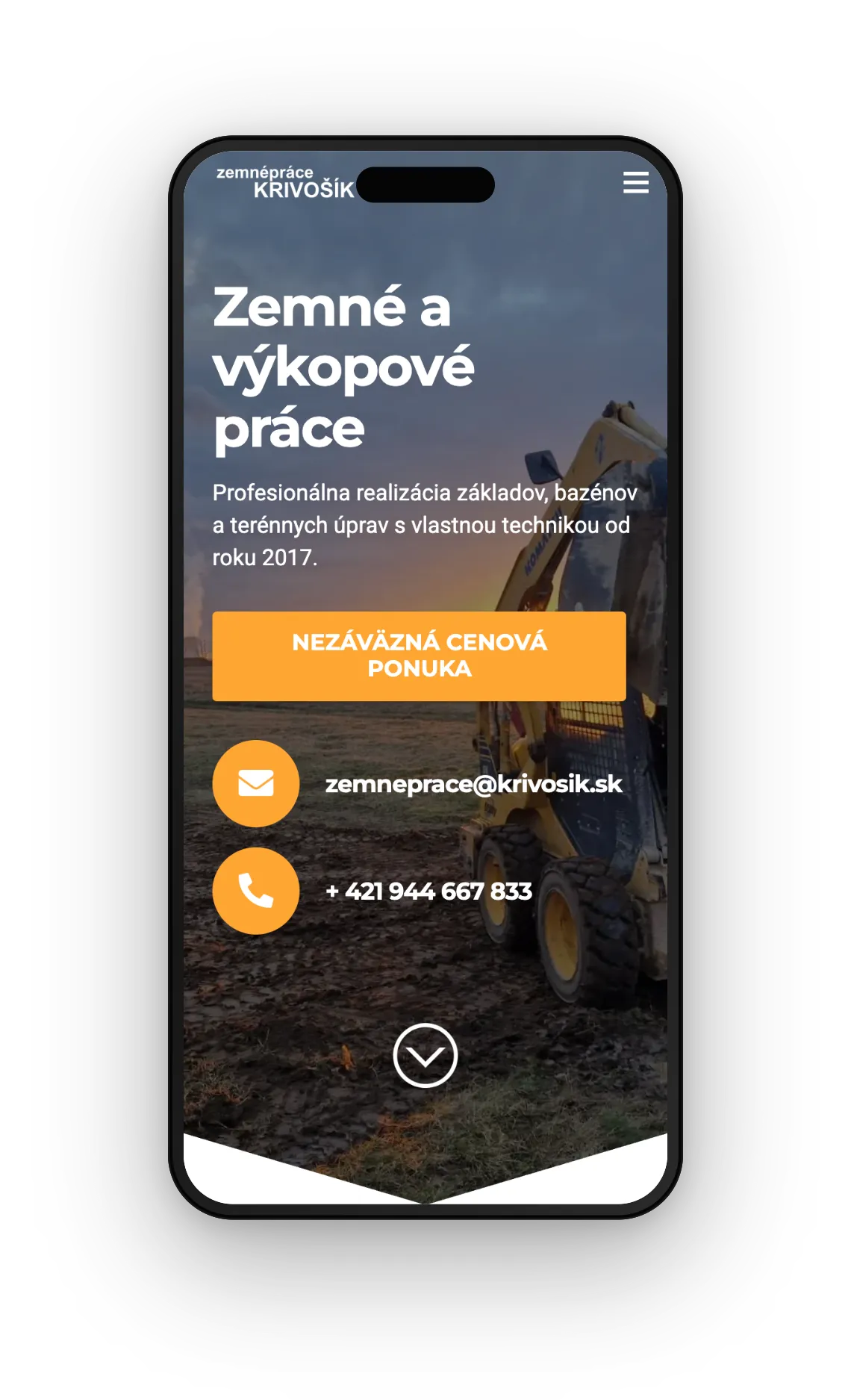 Krivošík – zemné práce — mobilný náhľad
