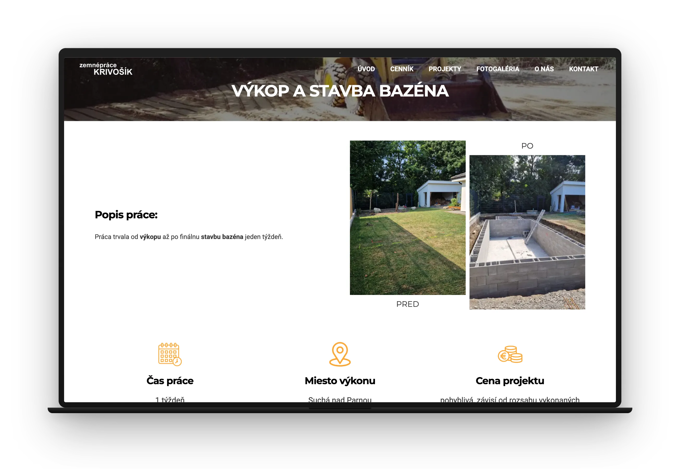 Krivošík – zemné práce — sekundárny náhľad